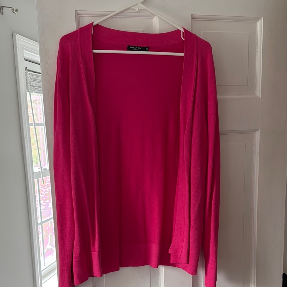 Women's Pink Cardigan Sweater